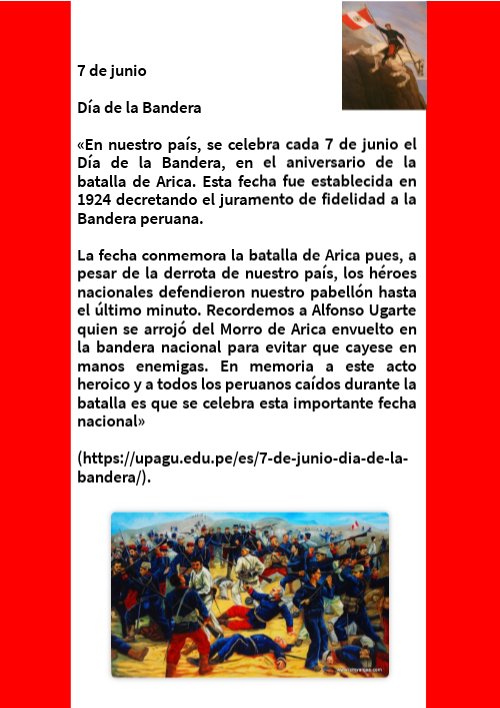 7 de junio que se celebra